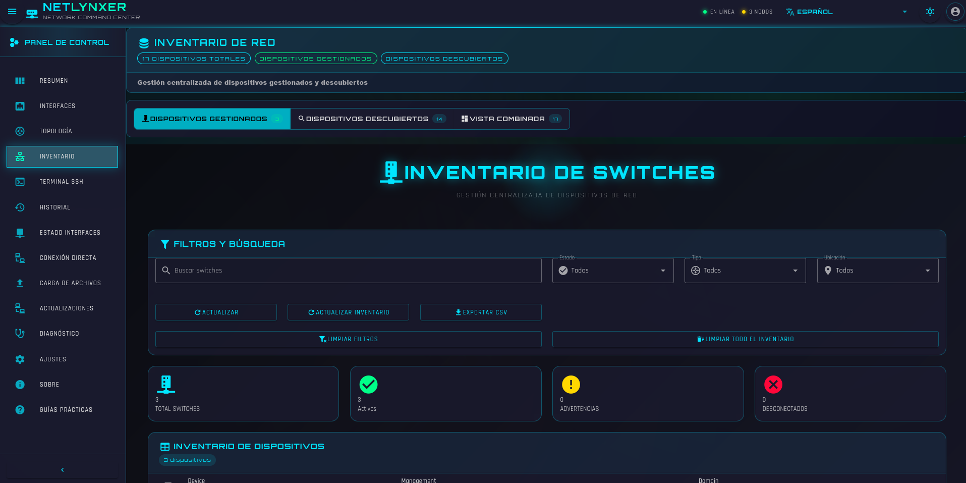 Device inventory