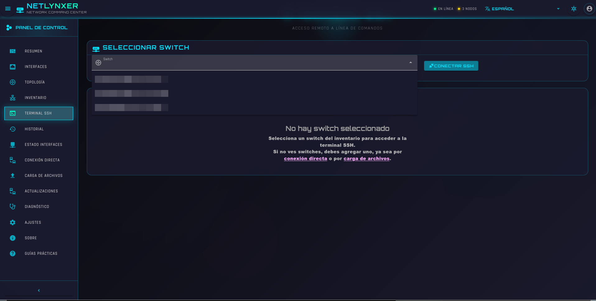 Gestión de Sesiones